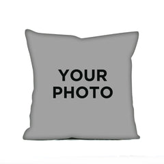 Cykochik Custom Photo eco-friendly vegan throw pillow - Front