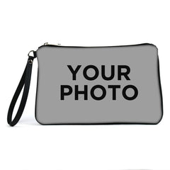 Custom Photo Vegan Clutch/Crossbody Bag (Multicolored)