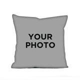 Cykochik Custom Photo eco-friendly vegan throw pillow - Front