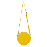 Back Cykochik custom yellow wink emoji applique vegan crossbody bag