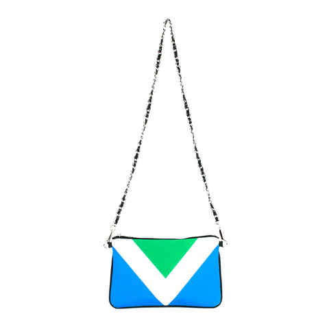 International Vegan Flag - Eco Canvas Vegan Clutch/Crossbody Bag
